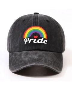 1pc Rainbow Pride Printed Baseball Cap Blue