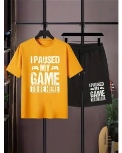I Paused My Game, Men's 2 Pieces Outfits
