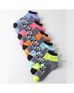 10pairs Unisex Letters 'PINK Socks