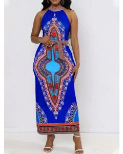 Boho Sleeveless Maxi Dress, Women's Clothing Size 4 til 14