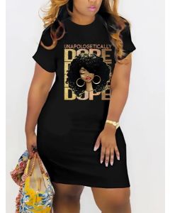 Short Sleeve Tee Dress Size 12 til 28