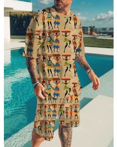Men's  Loungewear Set, Sportswear 2 Piece Tracksuit 34-44