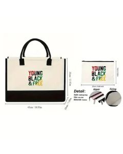 Juneteenth Celebration 2-Piece Tote Bag Set For Women