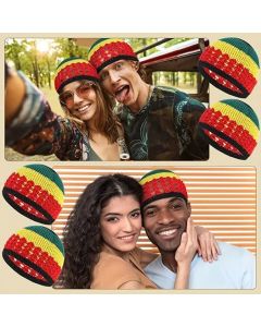 Beanie Elastic Crochet Skull Hat For Women Men