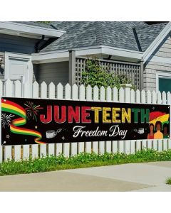 1pc, Juneteenth Large Decorative Banner